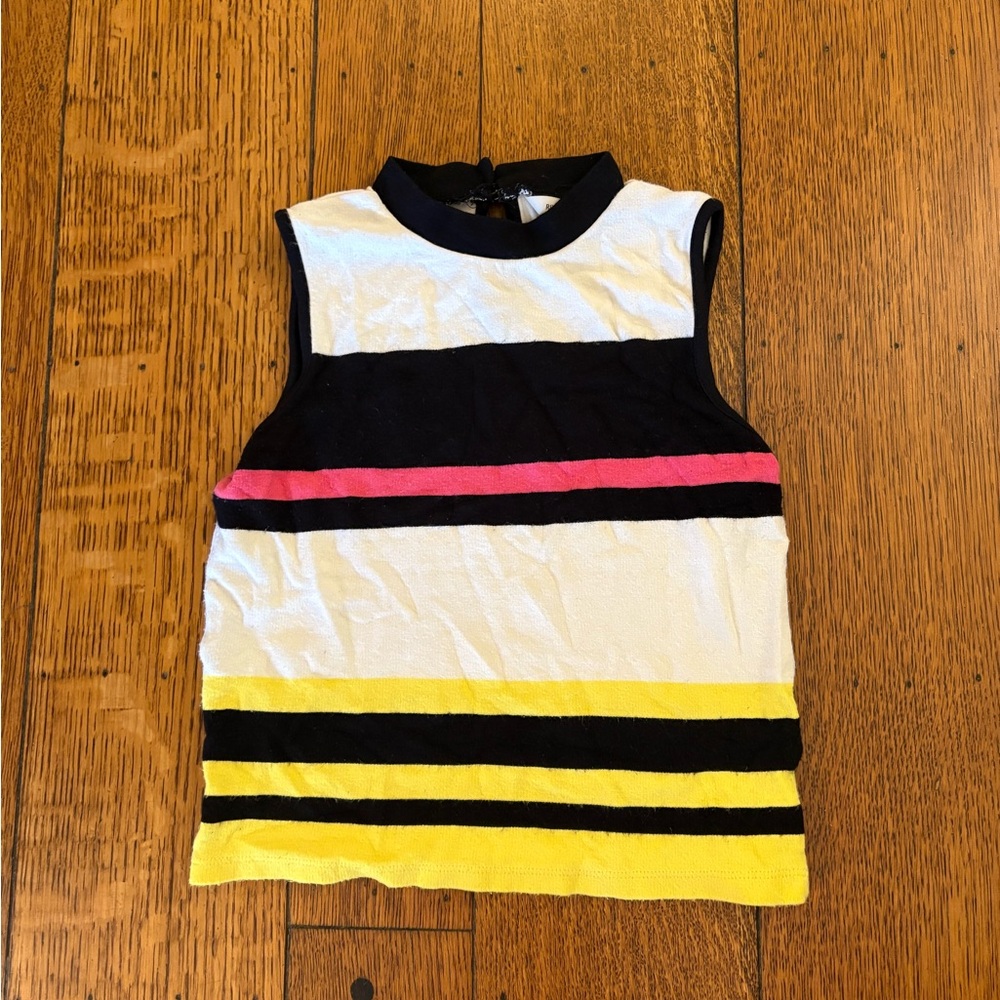 Girls River Island Striped Sleeveless Sweater